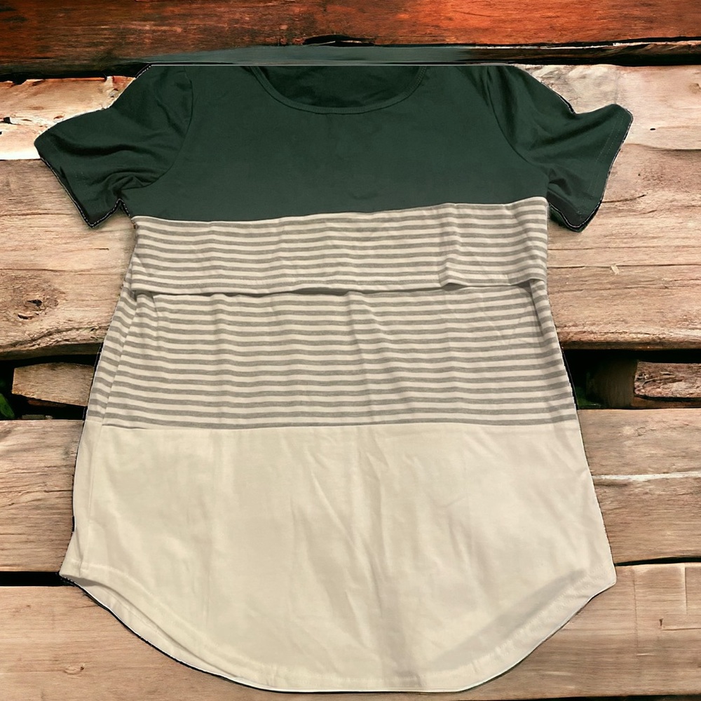 Green ,Stripe TShirt